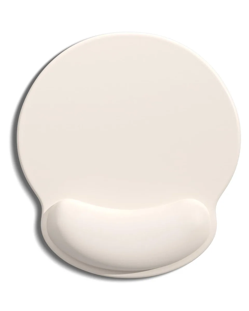  Auhoahsil GJHS-250G-Beige Mouse Pad with Wrist Rest, Beige, 7.2 x 10.8 in — product photo