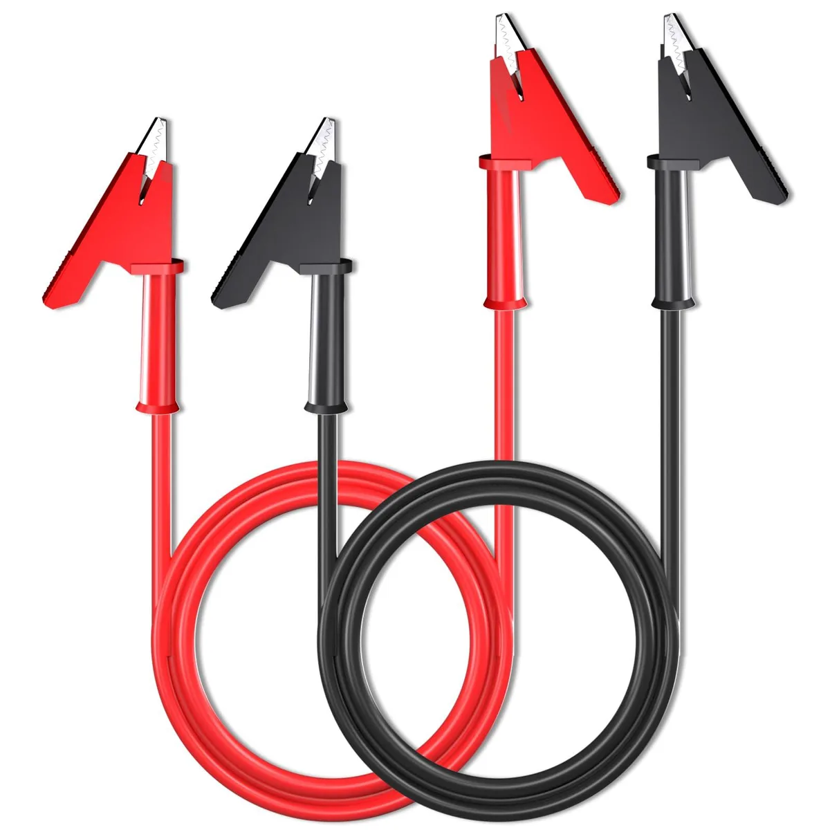 KEHIPI KEHIPI P1024 alligator clip test leads 1000V 15A 3.3ft 2pcs — product photo