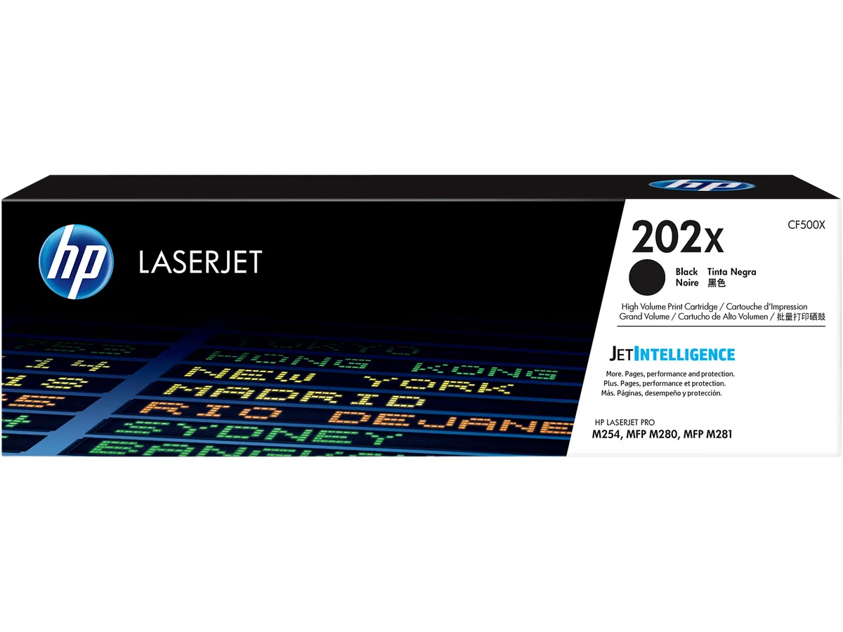 HP HP CF500X 202X High Yield Black Toner Cartridge 3200 Pages — product photo