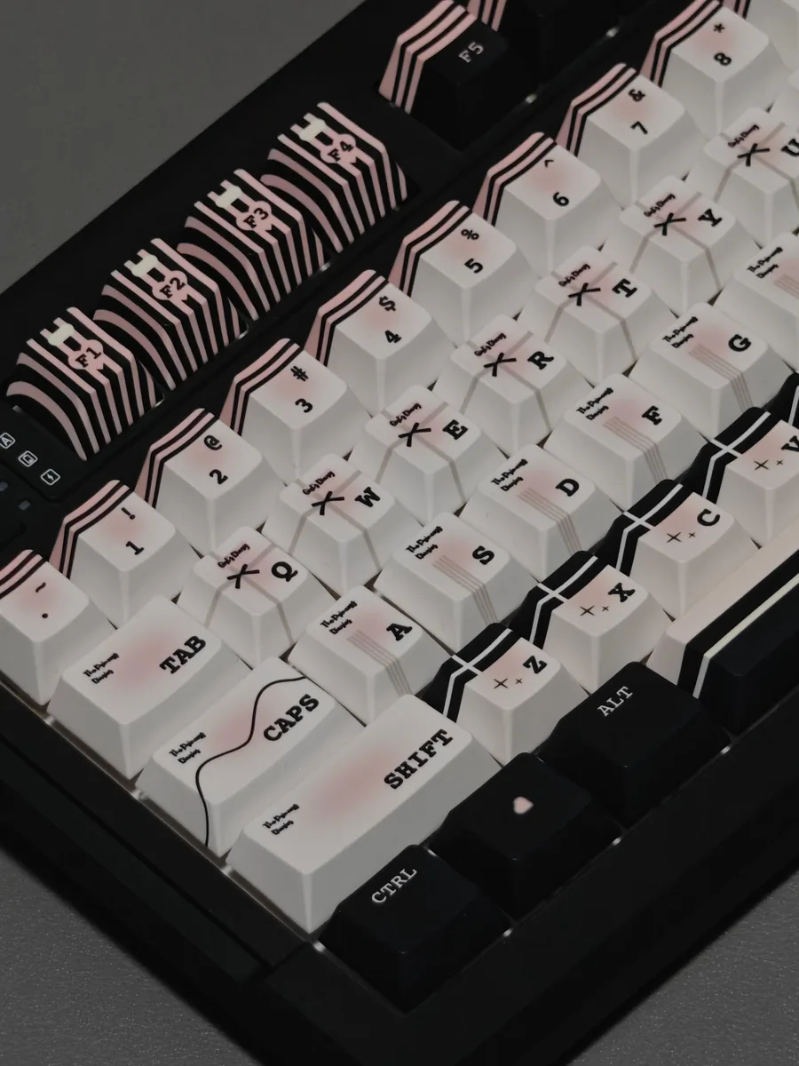 BFKK BFKK The Princess Diaries PBT Keycaps Cherry Profile 131 Keys Dye-Sublimation — product photo