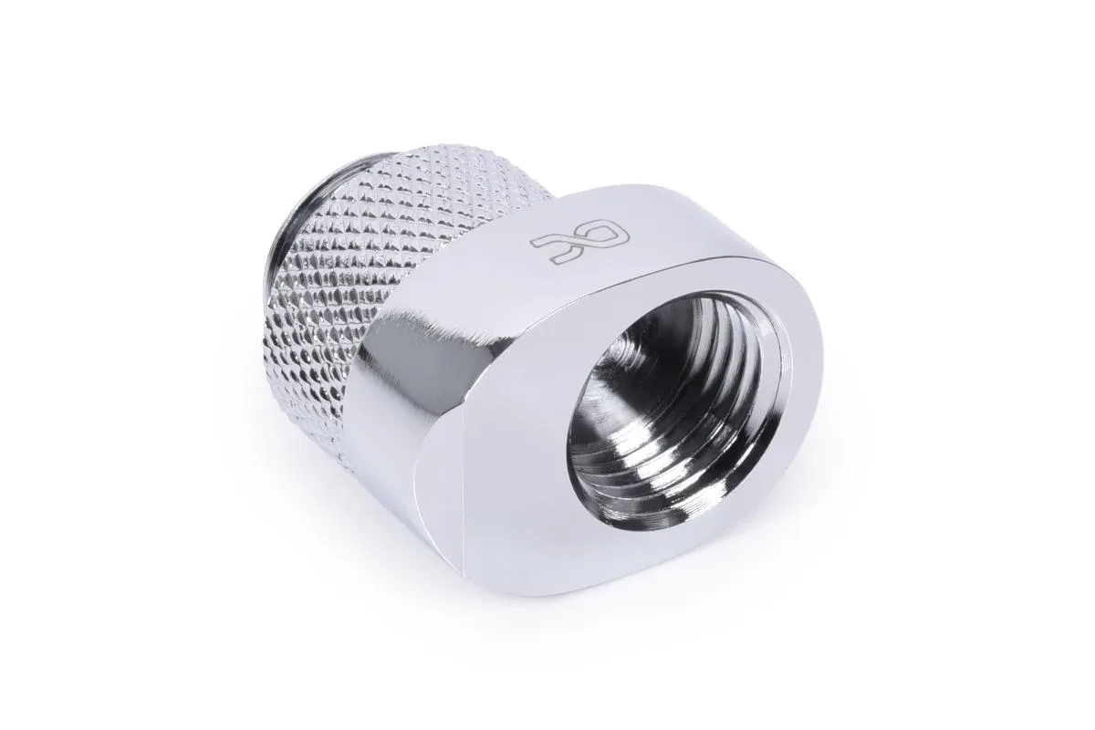 Alphacool Alphacool Eiszapfen 8mm Offset Fitting Rotatable G1/4 Chrome Brass 17603 — product photo