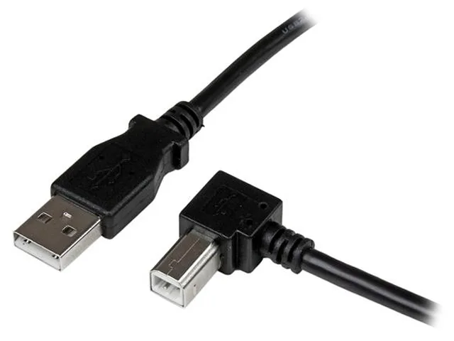 STARTECH STARTECH USBAB3MR 3m USB 2.0 A to Right Angle B Cable Male to Male — product photo