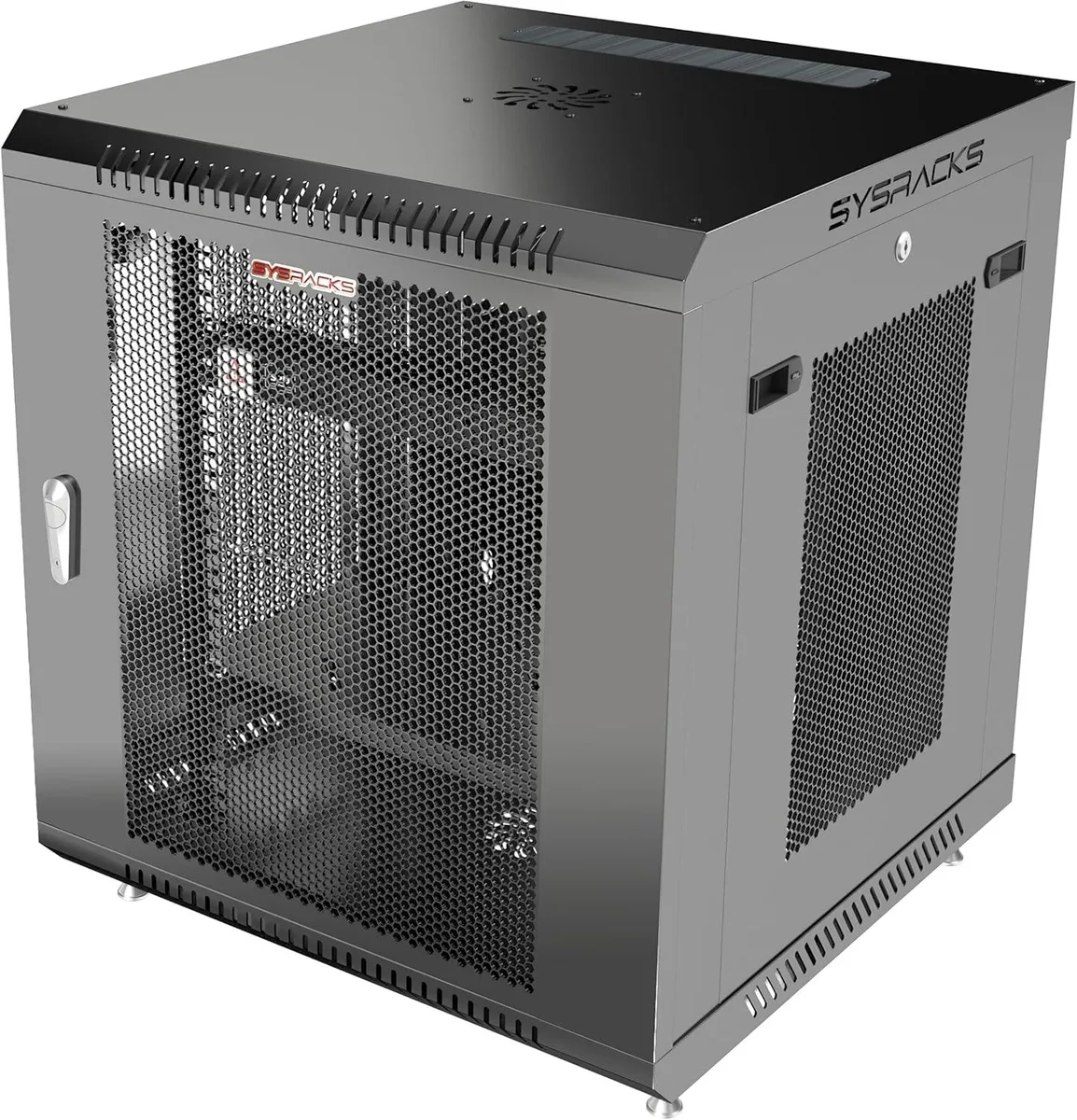 TAURKENAM TAURKENAM 12U Wall-Mount Server Rack 24" Depth 19" EIA-310 — product photo