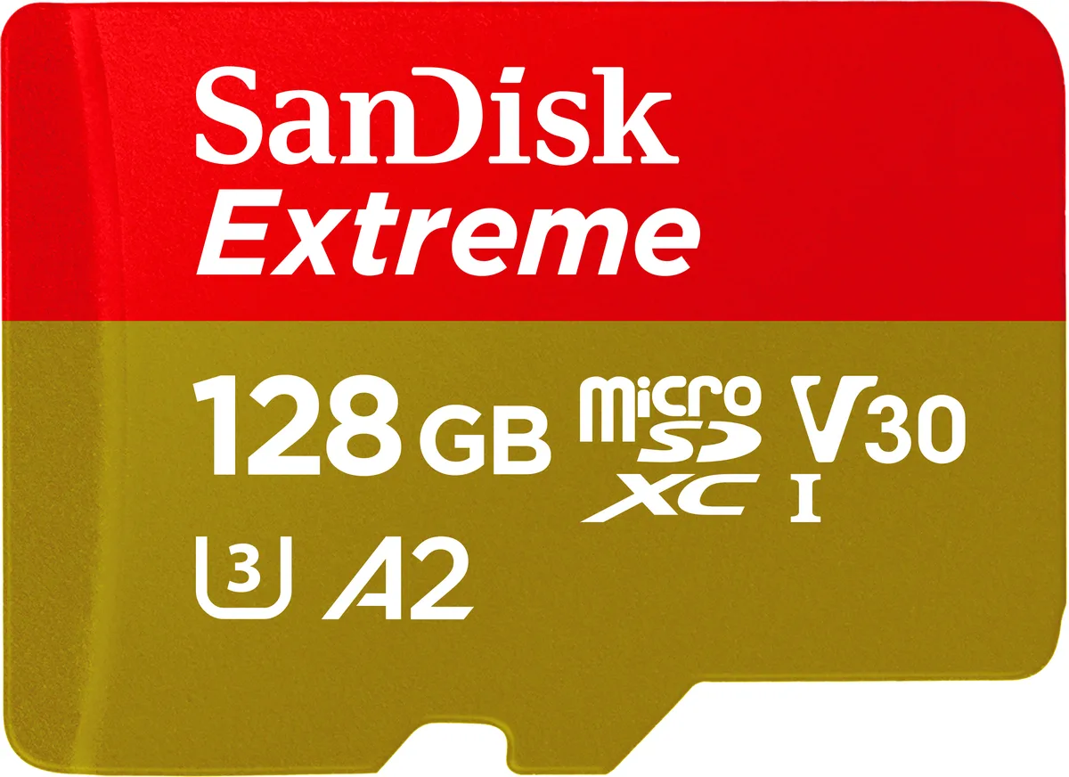 SanDisk SanDisk Extreme microSDXC 128GB SDSQXAA-128G-GN6MA memory card — product photo
