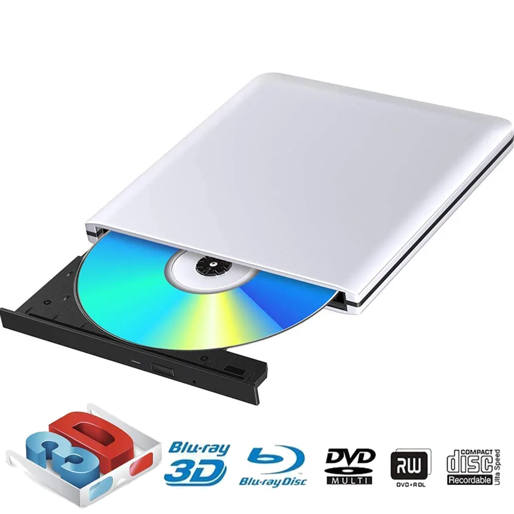IHDAPP IHDAPP External Blu-ray Burner USB 3.0 Silver — product photo