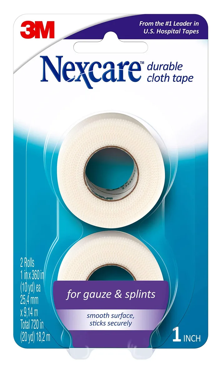  Nexcare Durable Cloth Tape 1 In x 10 Yds 2 Rolls — product photo