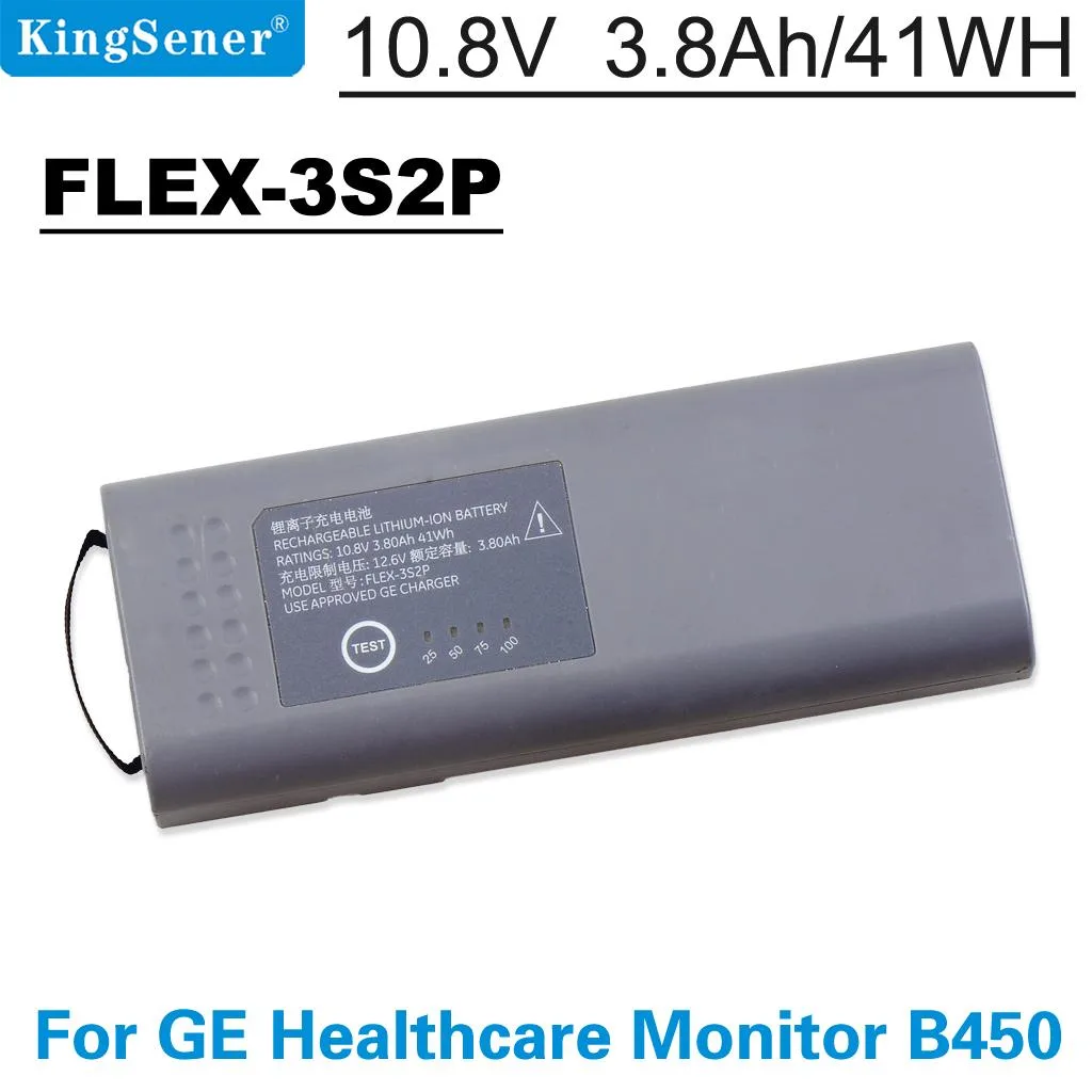 KingSener KingSener FLEX-3S2P laptop battery 10.8V 3.80Ah for GE B450 REF2062895-001 — product photo