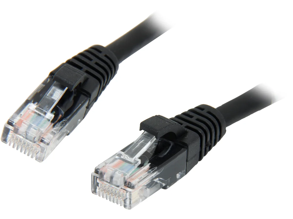Cables To Go Cables To Go 15222 Cat5e network ethernet cable 25 ft 350 MHz black — product photo
