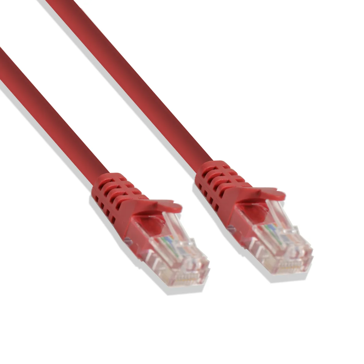 Logico Logico Cat6 UTP Ethernet Cable 1ft Red 50 Pack — product photo