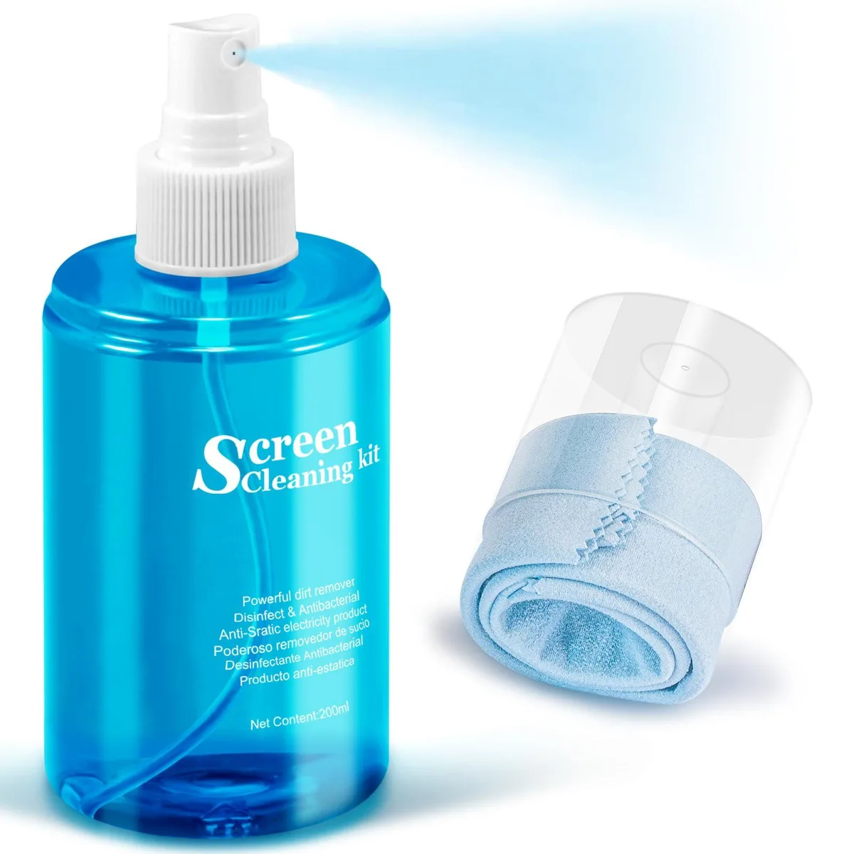  walrfid Screen Cleaner Spray 200ml Kit Blue — product photo