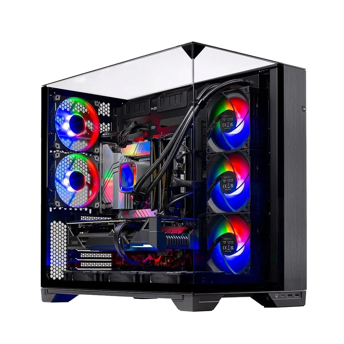 Skytech Skytech STT-O11V-2822-C01 Ryzen 7 9850X3D RX 9070 XT 16GB 1TB NVMe 16GB DDR5 6000 850W 360 AIO gaming PC — product photo