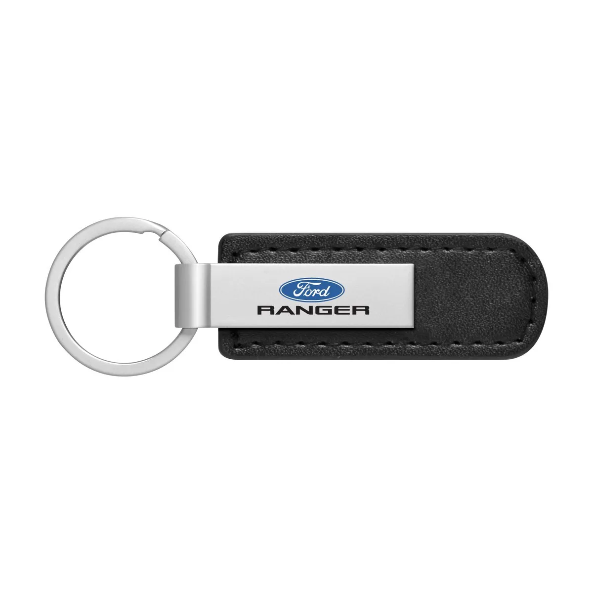 iPick Image, LLC iPick Image, LLC Ford Ranger Key Chain Black PU Leather Silver Metal Parking 30 days — product photo