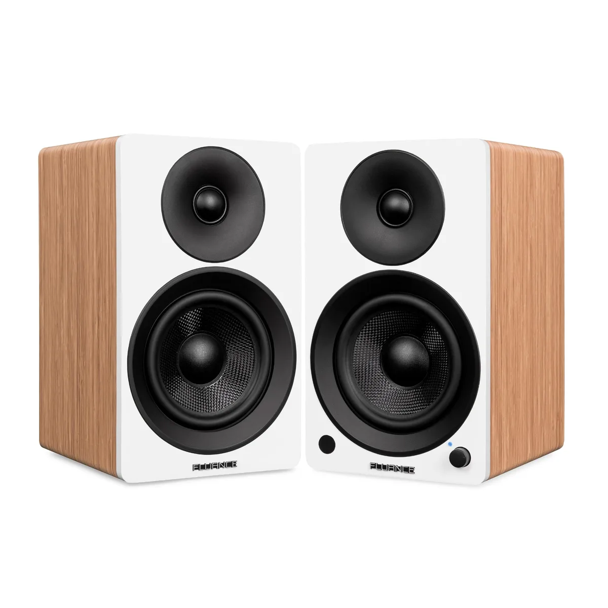 Fluance Fluance Ai61 2.0 Powered Bookshelf Speakers 6.5" 120W Bamboo — product photo