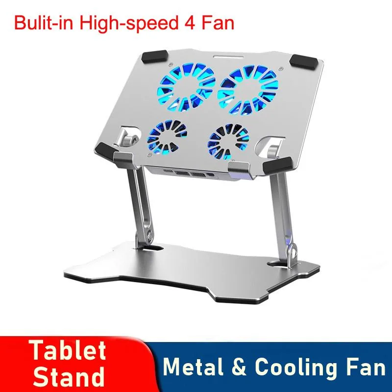 Jansicotek Jansicotek X6CS 4-fan laptop cooling pad 13.3" silver — product photo