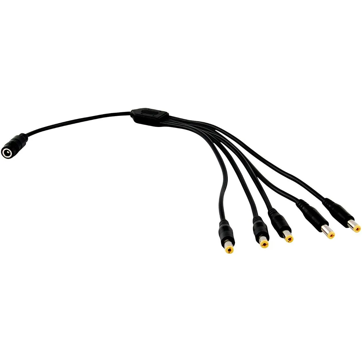 JacobsParts Inc. JacobsParts DCSPLIT-B 1:5 Power Splitter Cord 5.5x2.1mm 32cm — product photo