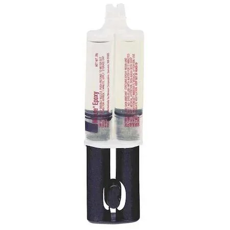 DEVCON DEVCON 14240 Epoxy Adhesive Applicator, Gray, Syringe, 25 mL — product photo