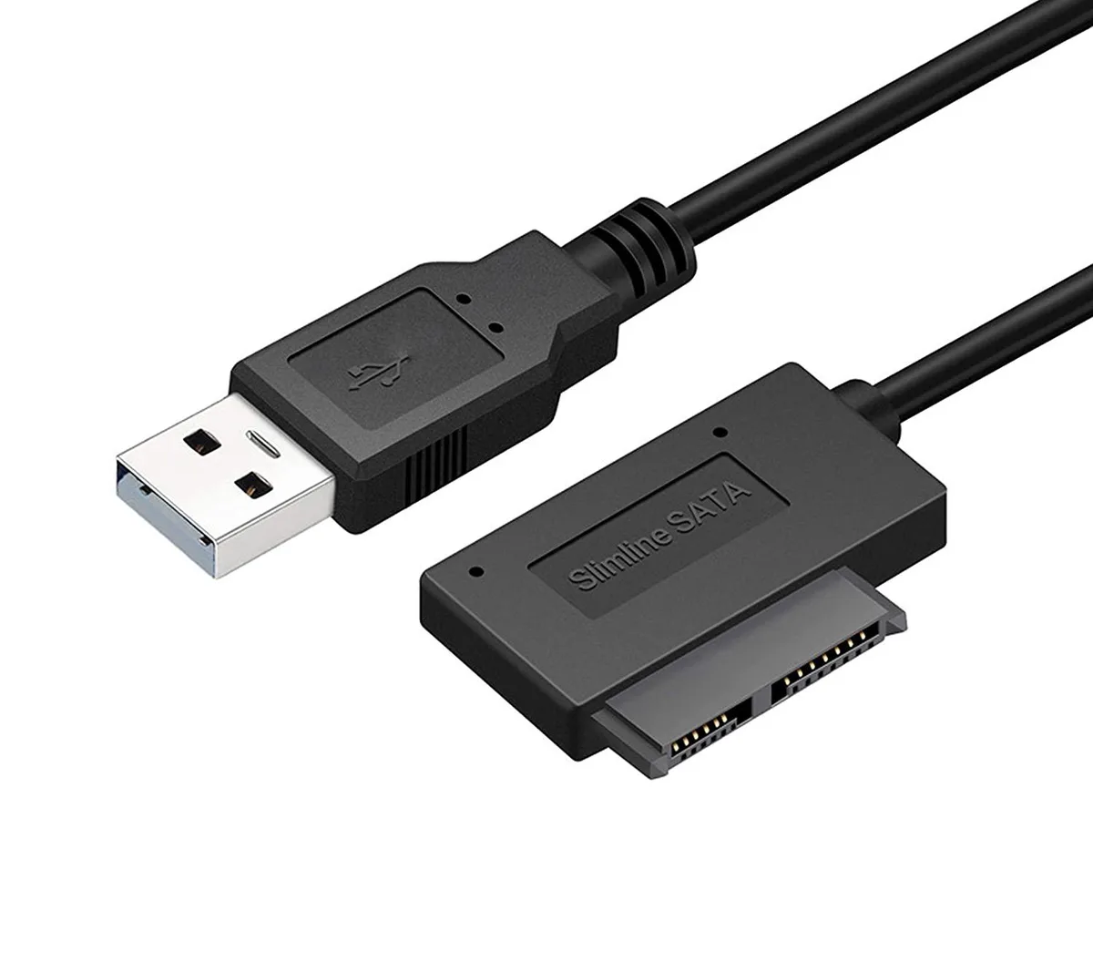 BONAEVER BONAEVER USB 2.0 to 13 Pin Slimline SATA Optical Drive Adapter Cable 35cm — product photo
