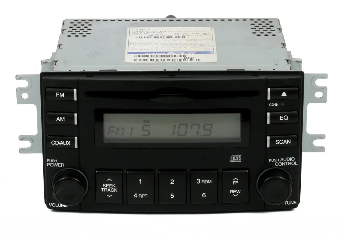 1 Factory Radio 1 Factory Radio 96150-2F700 OEM Radio CD Player 2007-2009 Kia Spectra — product photo
