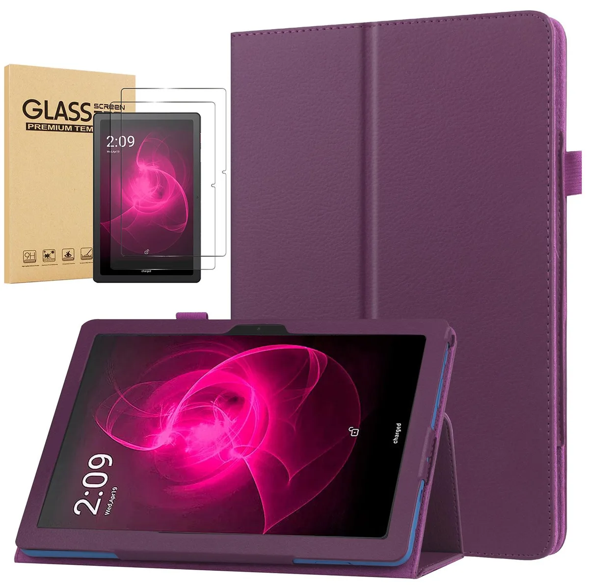 anicestore anicestore Purple folio cover case for T-Mobile Revvl Tab 5G 10.36" 2023 — product photo