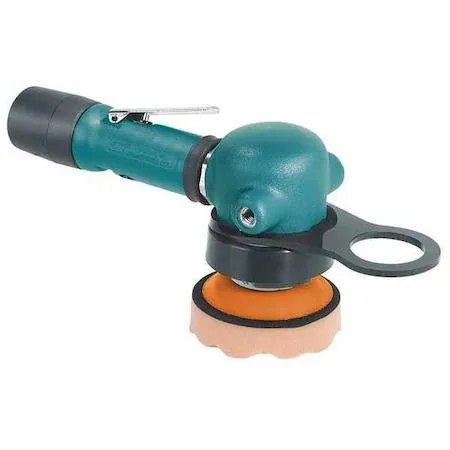Dynabrade 57126 right-angle air polisher with 3-inch hook-and-loop pad