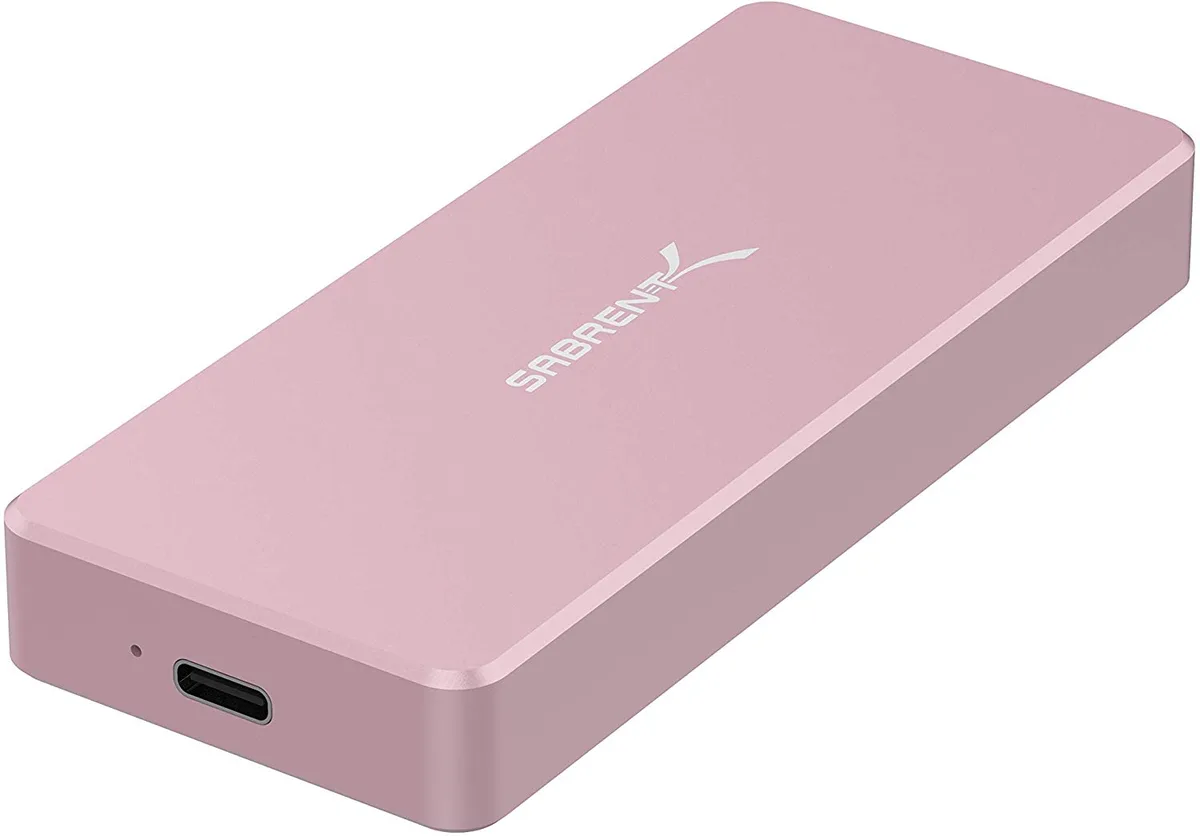 Sabrent Sabrent USB 3.1 Gen2 M.2 NVMe Enclosure Pink (EC-NVME-PNK) — product photo
