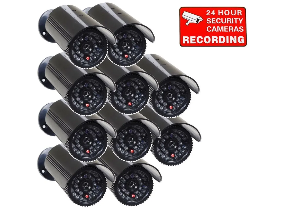 VideoSecu VideoSecu DMYIR10-N1 10 Pack Dummy Bullet CCTV Camera — product photo