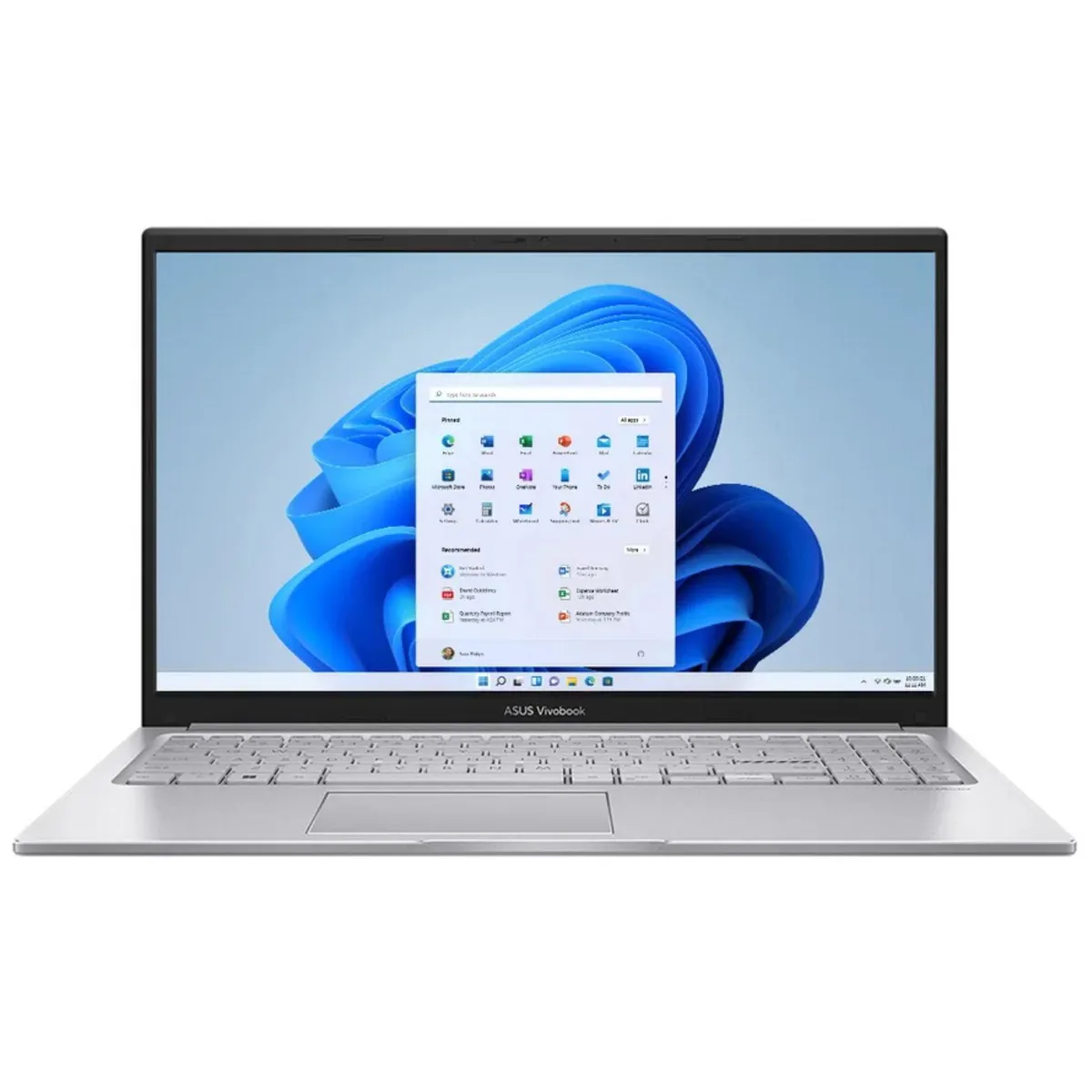 ASUS ASUS Vivobook F1504VAP-IH79T-R laptop, Intel Core 7 150U, 16GB DDR4, 1TB SSD, 15.6" FHD Touch, Silver — product photo