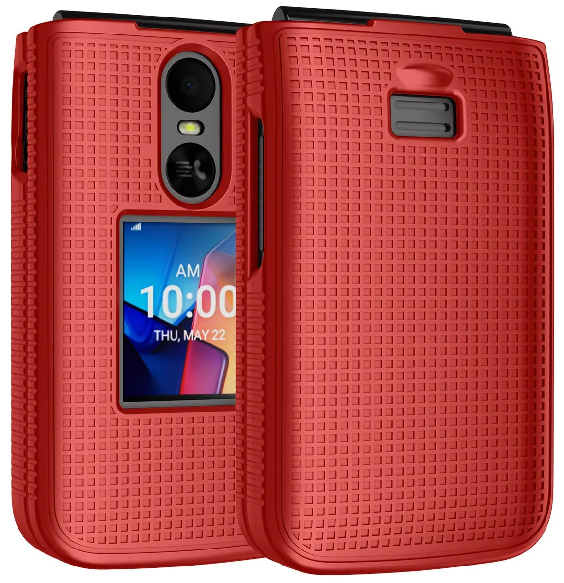 Nakedcellphone Nakedcellphone T440 Grid Texture Hard Case Red 2025 — product photo