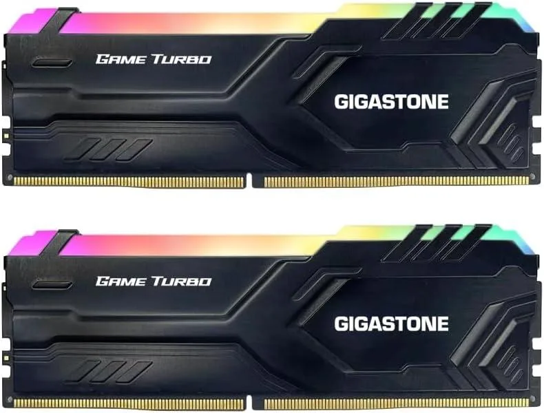 Gigastone Corporation Gigastone Corporation U6000-32GBX2-GSTHB-RGB 64GB (2x32GB) DDR5 6000MHz CL40 1.35V 288 Pin — product photo