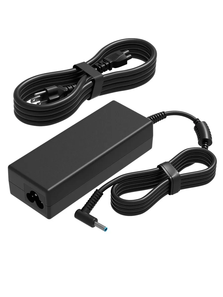  65W 45W Smart Blue Tip 4.5mm 3.0mm HP EliteBook ProBook Envy x360 Chromebook ZBook Laptop Power Adapter — product photo