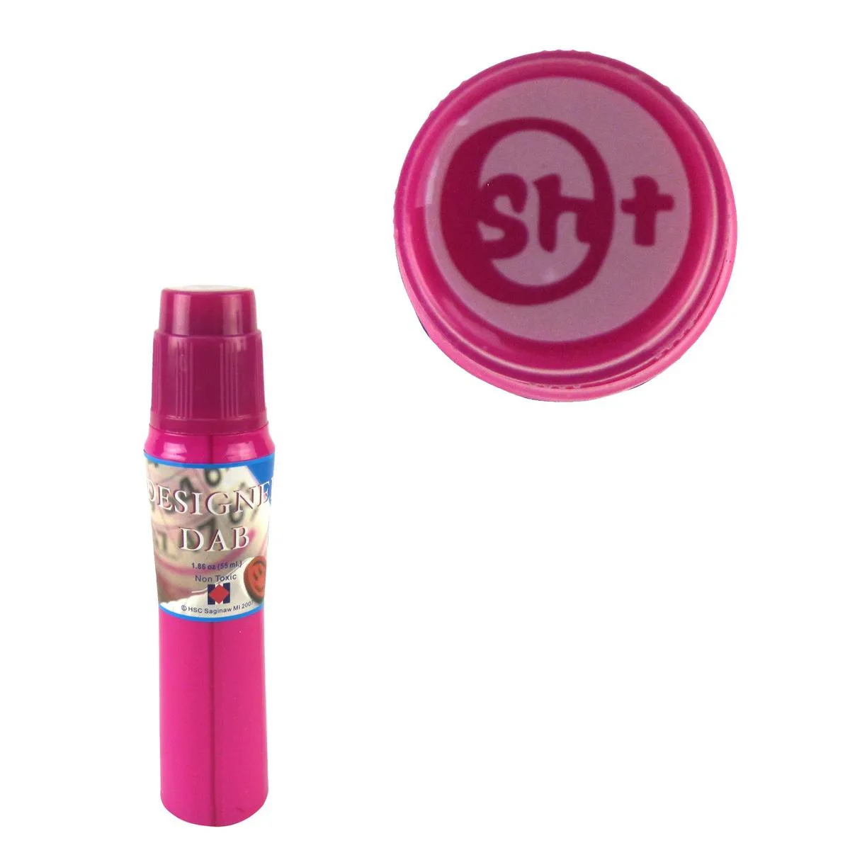 TreasureGurus, LLC TreasureGurus, LLC Fast Drying Bright Red Ink Oh Sh@t Bingo Cuss Swear Word Dauber — product photo