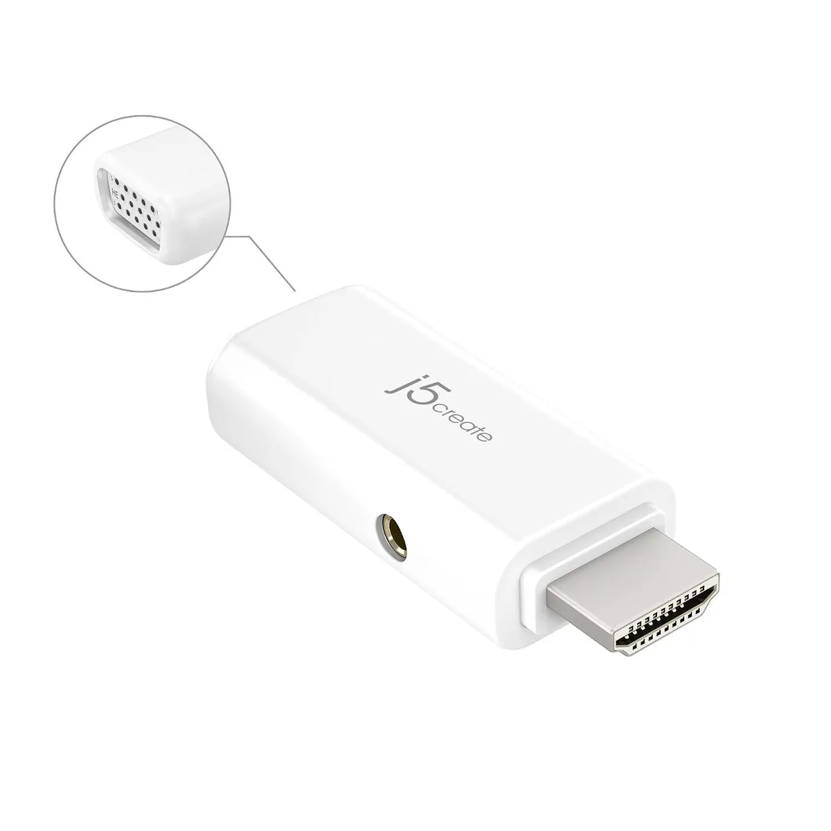 LORDWORLD LORDWORLD JDA203 HDMI to VGA Adapter with Audio HDCP 2.2 — product photo