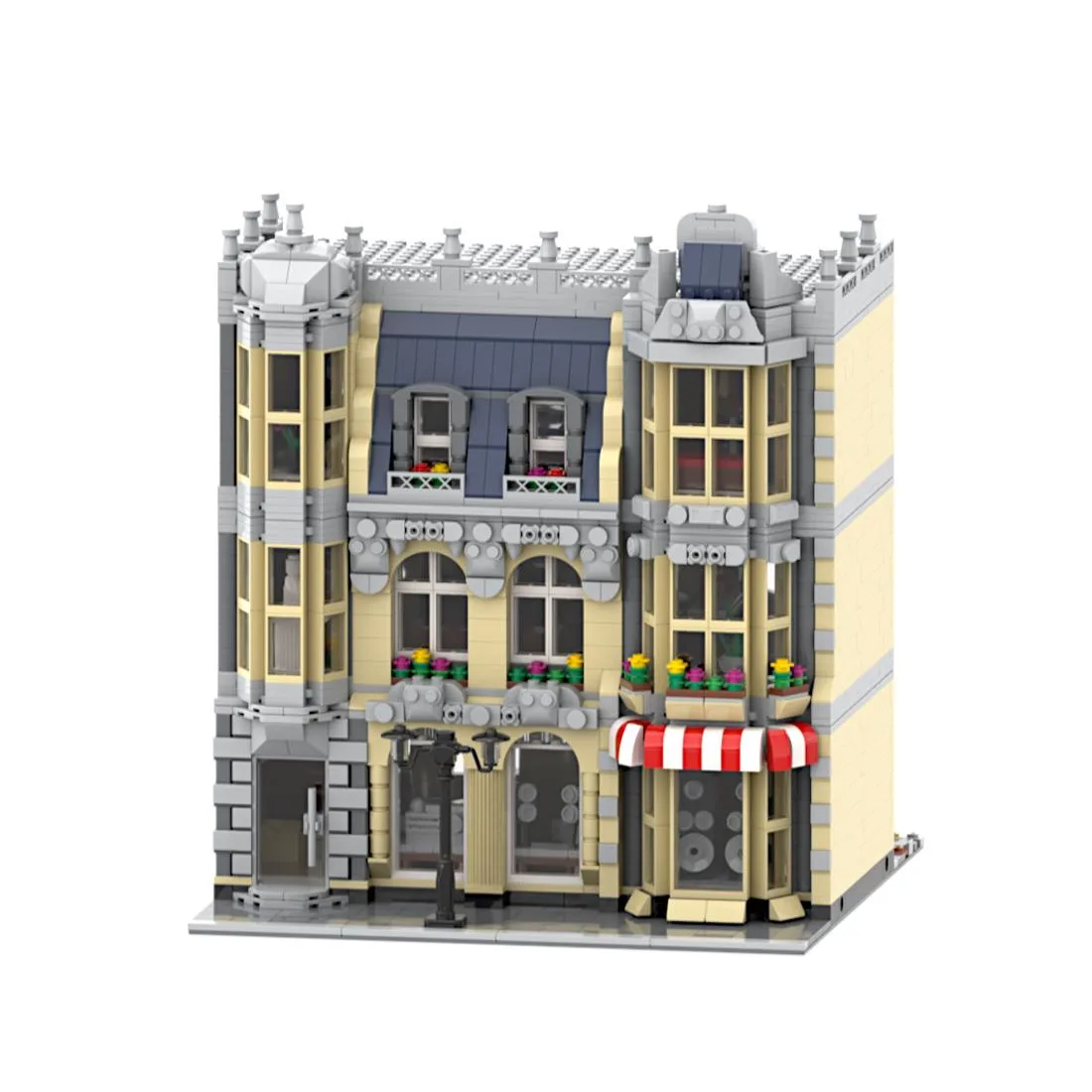 ZITIANYOUBUILD ZITIANYOUBUILD MOC-214606 Street Shops &amp; Houses Building Blocks Set 3008PCS — product photo