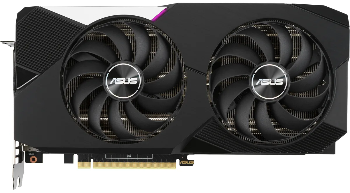 ASUS ASUS DUAL-RTX3070-O8G-V2 GeForce RTX 3070 8GB graphics card — product photo