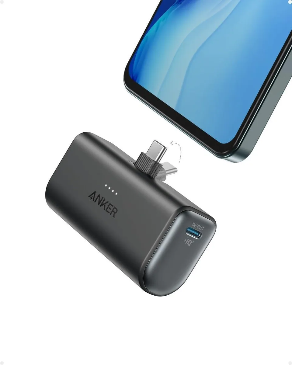 Anker Anker Nano Power Bank A1653 5000mAh 22.5W Foldable USB-C iPhone 15 15 Plus 15 Pro 15 Pro Max Huawei — product photo