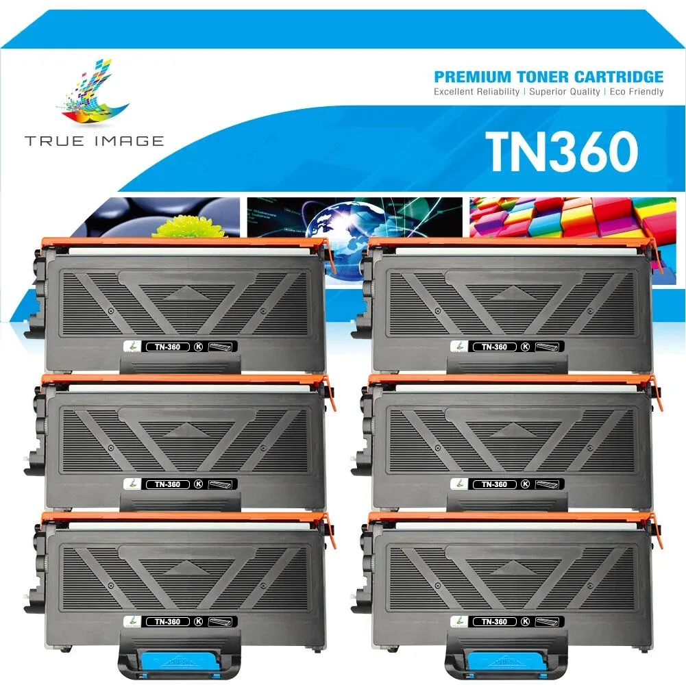 True Image True Image TN360 Black Toner Cartridge 6 Pack 2600 Pages — product photo