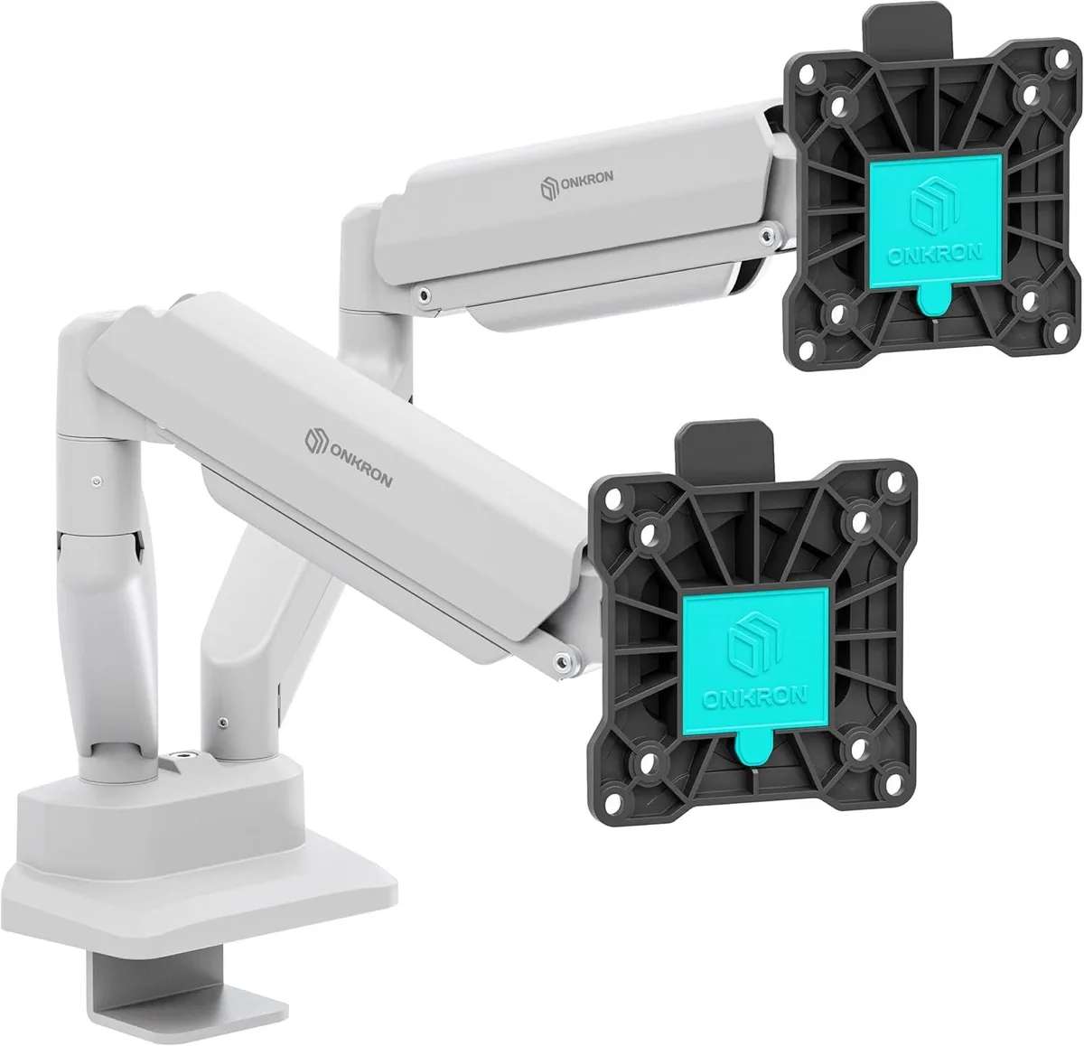 ONKRON ONKRON G160-W White Dual Monitor Arm 13-32" 17.6 lbs — product photo