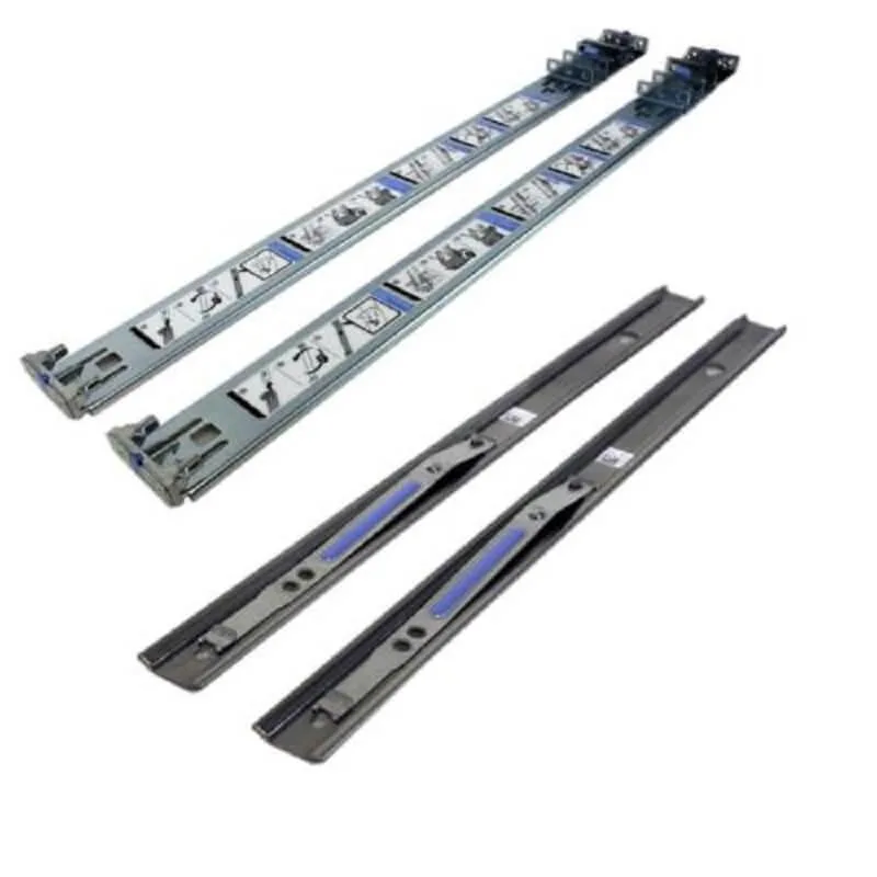Dell static rail kit for PowerEdge R310 server, metal rails with mounting brackets