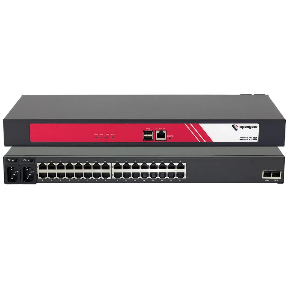 Opengear Opengear CM7132-2-DAC-US 32-port console server — product photo