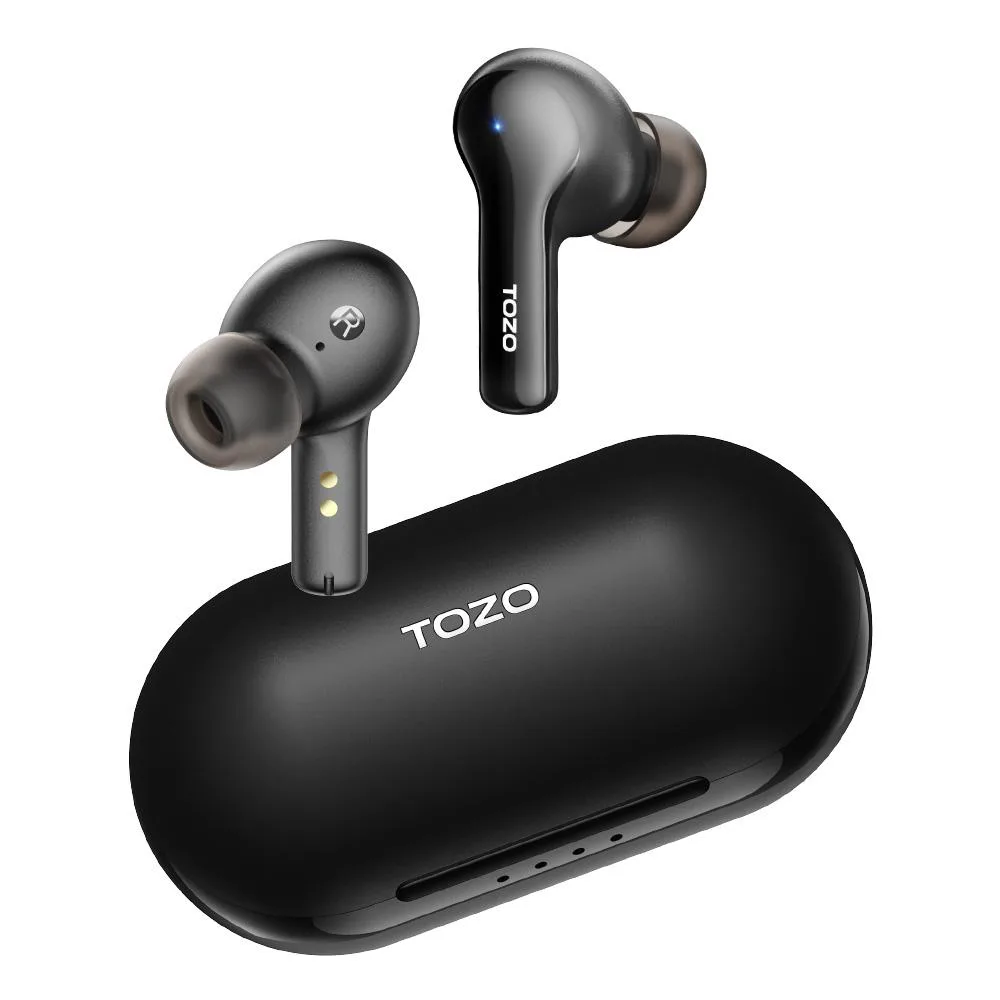 TOZO Store TOZO A2 Wireless Earbuds Bluetooth 5.3 3.7g Black — product photo