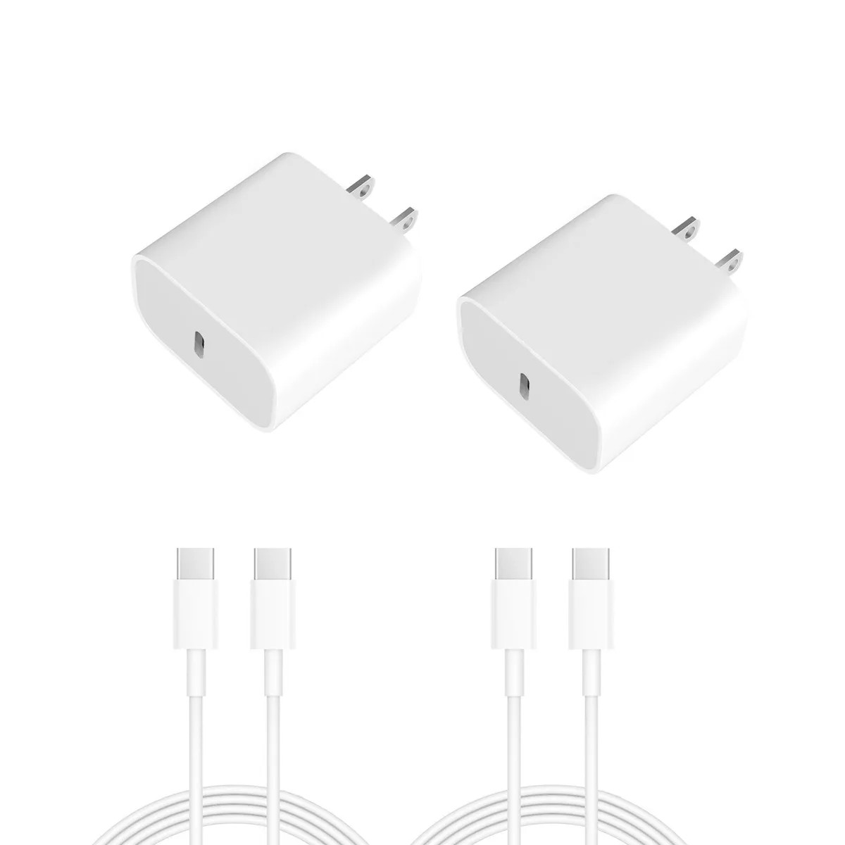 KEHIPI KEHIPI OFS-390 USB charger 2.4 A 110 V white 2-pack — product photo
