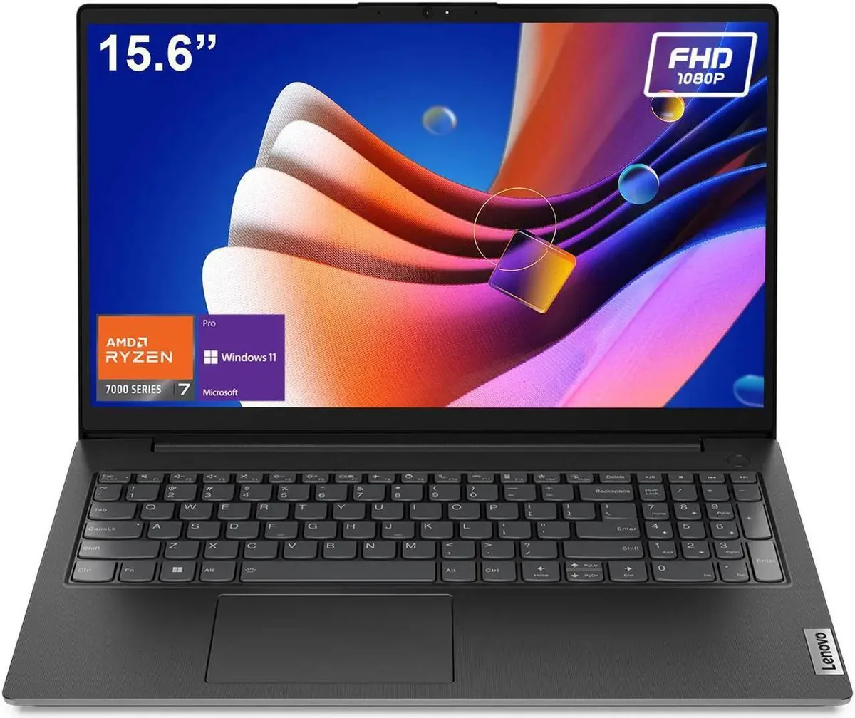 Lenovo Lenovo V15 G4 laptop Ryzen 7 7730U 8GB 512GB 15.6" FHD Windows 11 Pro Black — product photo