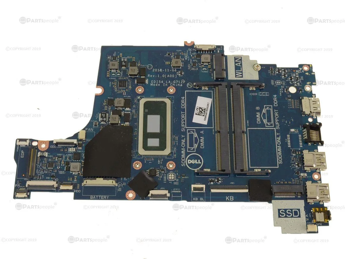 DELL DELL Inspiron 3580 3780 Intel Motherboard VFMW4 i5-8265U 1.6GHz — product photo