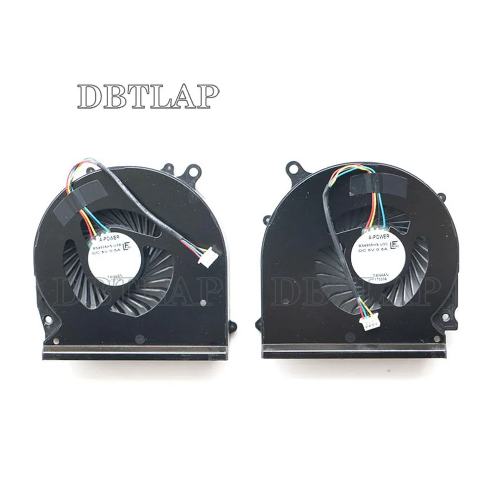 DBTLAP DBTLAP Laptop CPU+GPU Cooler for Gigabyte P56 P56X P56XT V7 BS4805HS-U3B BS4805HS-U3C — product photo