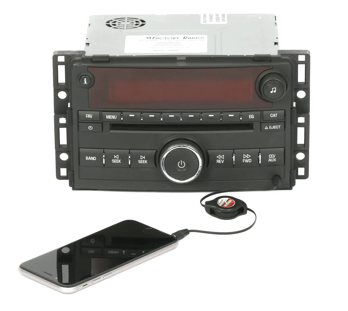 1 Factory Radio 1 Factory Radio 15790419 AM FM CD Receiver Aux 2006-2007 Saturn Ion Vue — product photo