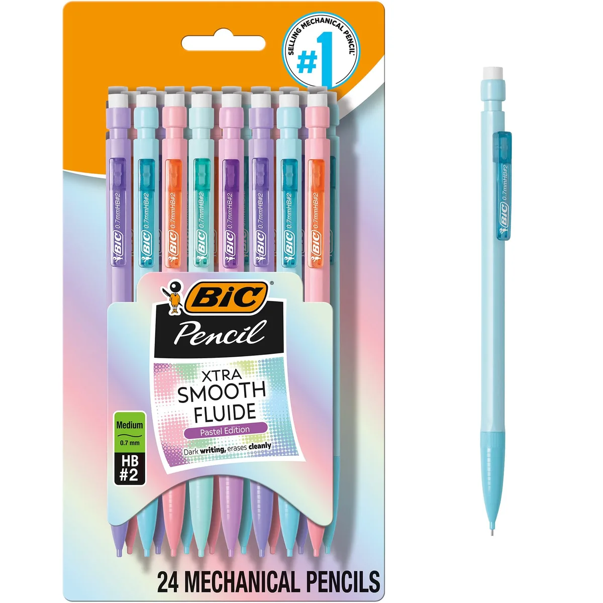  BIC MPNP24-BLK Mechanical Pencil 0.7mm 24-Pack — product photo