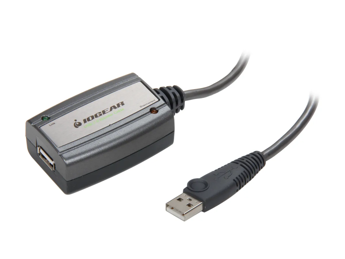 IOGEAR IOGEAR GUE216 USB 2.0 booster extension cable 16 ft — product photo