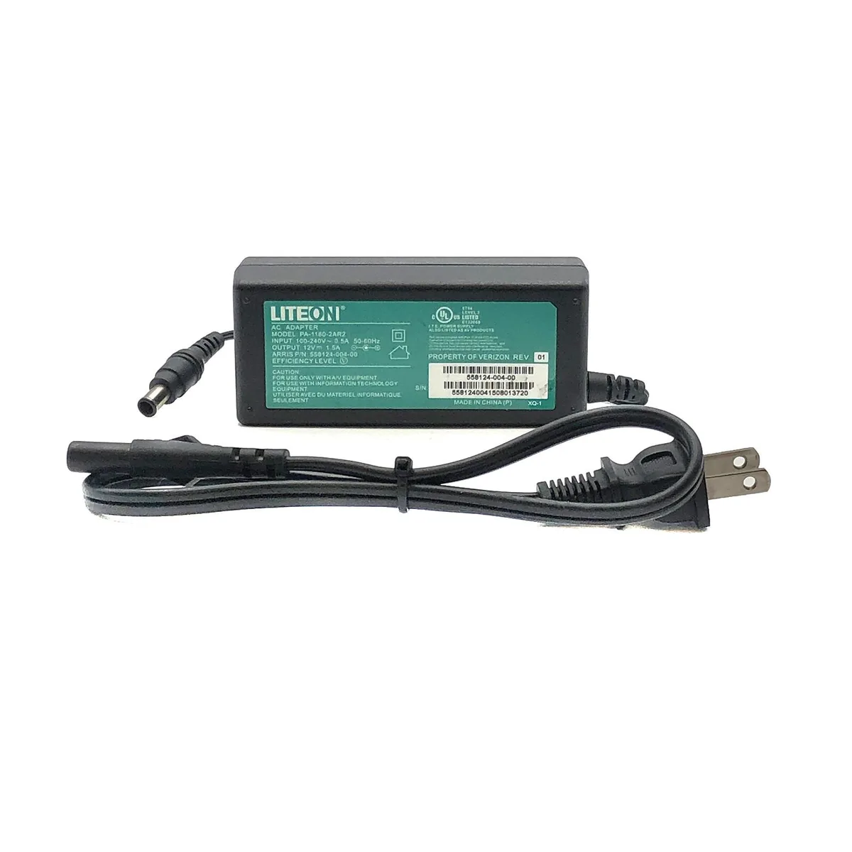 Lite-On Lite-On PA-1180-2AR2 12V 1.5A 18W power adapter — product photo