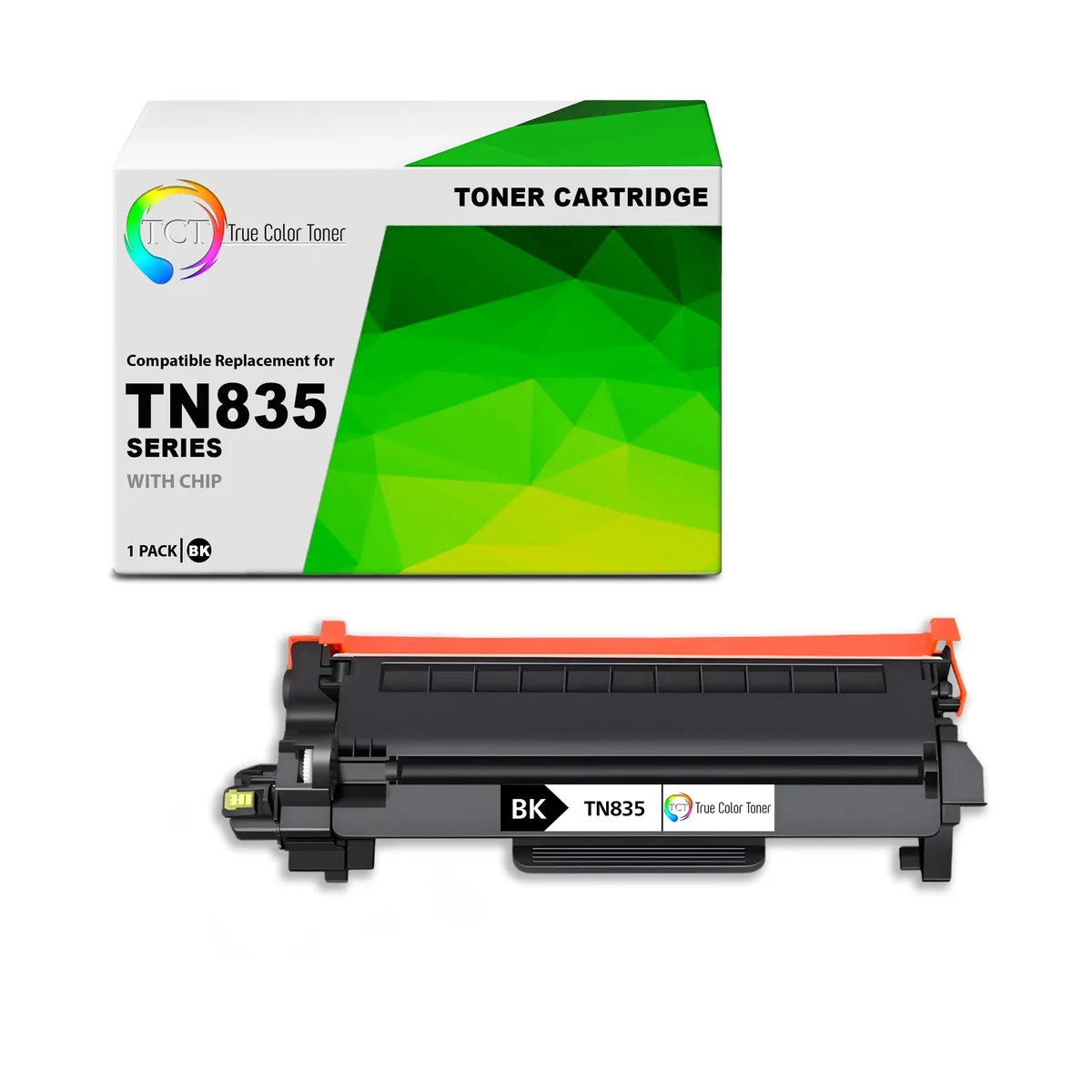 TCT TCT TN835 Black Toner Cartridge for Brother HL-L2865DW MFC-2980DW 5000 Pages — product photo