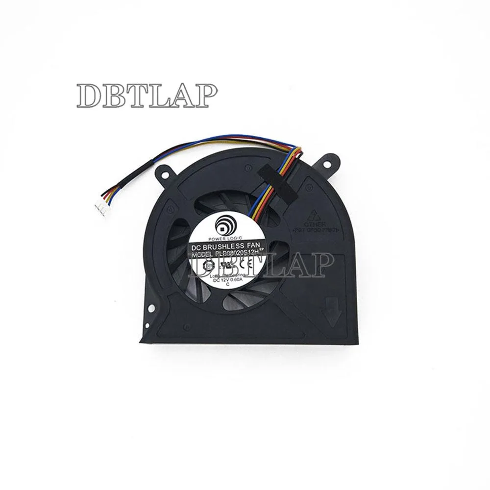 DBTLAP DBTLAP laptop CPU fan PLB08020S12H 4pin 12V 0.6A — product photo